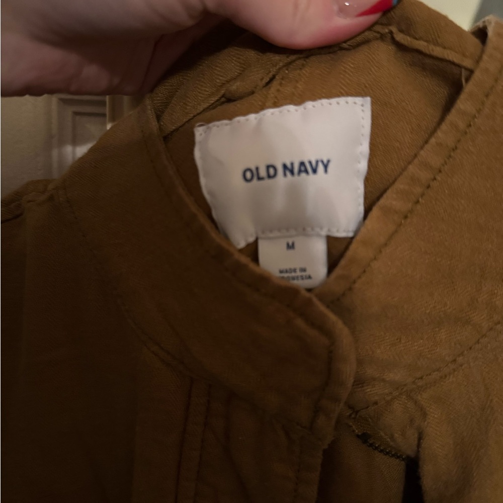 Old Navy Brown Utility Jacket - Picture 3 of 4